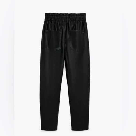 🔥🔥PRICE DROP- Zara faux leather baggy pants - Picture 4 of 7